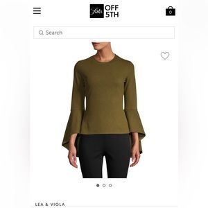 Lea & Viola Bell Sleeve top